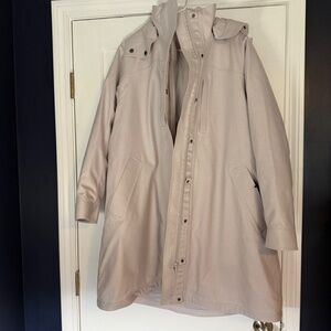 Lululemon Roam Far Wool 3-in-1 Jacket size 10. NEW .Stone color